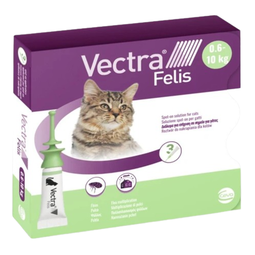 Ceva Феліс Felis краплі для котів від кліщів і бліх, 3x0,9 мл Київ