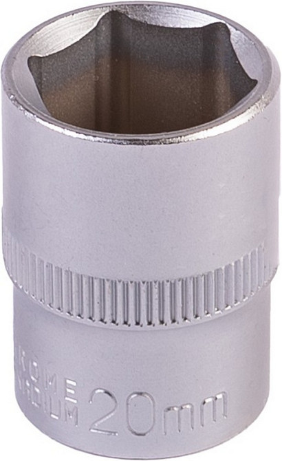 Головка торцева 6-гранна MASTERTOOL ½" 20 мм L 40 мм CrV 78-0020 Коломыя - изображение 2