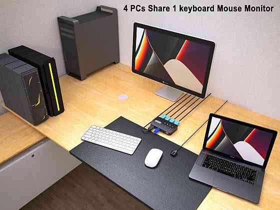 Переключатель KVM 4 порта HDMI для нескольких ПК Киев