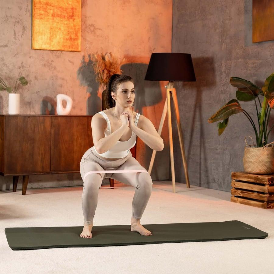 Колрик для йоги Hop-Sport HS-NB010GM NBR 1см темный хаки Киев - изображение 4