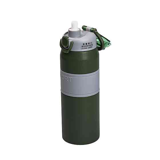 Yiwu Термос із нержавіючої сталі з мундштуком 800 мл Зелений HP-14-6GR Киев