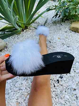 Bashili Шльопанці жіночі BASHILI 21991-2 білі (літо, піна+хутро) (4654) Коломыя