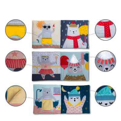 Развивающая игрушка Taf Toys книжка для коляски - Что наденет мишка Пол (12605) Винница