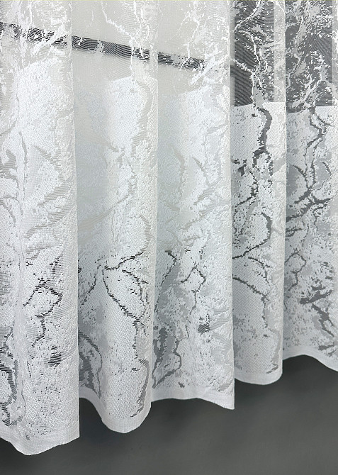 Тюль VR-Textil 1786т Жаккард Белый 300х160 см (40-015) Киев - изображение 6