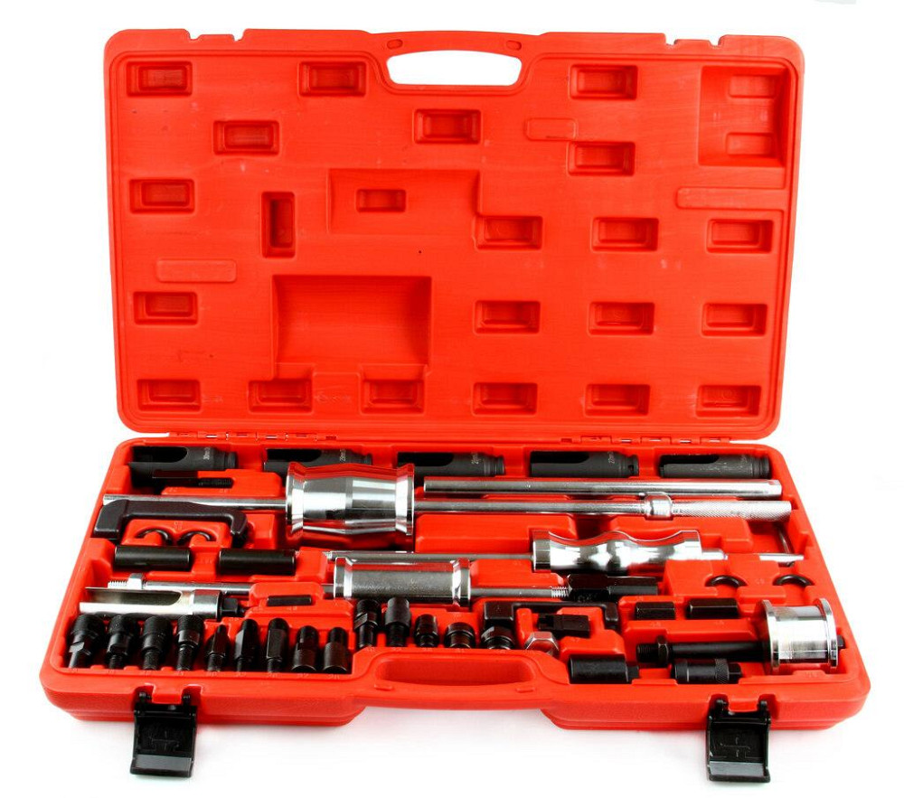 Универсальный Инерционный съемник дизельных форсунок с адаптерами в кейсе Mar-Pol (M57689) Нововолынск - изображение 3