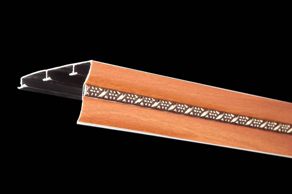 Трирядний алюмінієвий карниз Бр-03 черешня 2.5 Бровари - фото 1