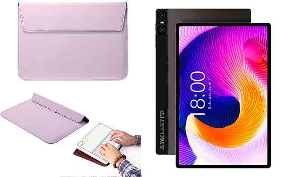 Чехол-конверт VitoCase для Teclast T45HD, с функцией подставки для планшета Фиолетовый Киев