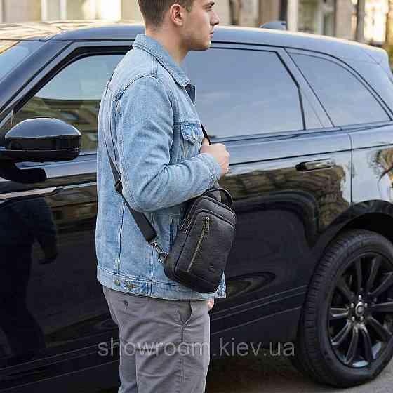 Чоловіча сумка на груди (слінг), бананка, барсетка Lacoste (0441) Київ