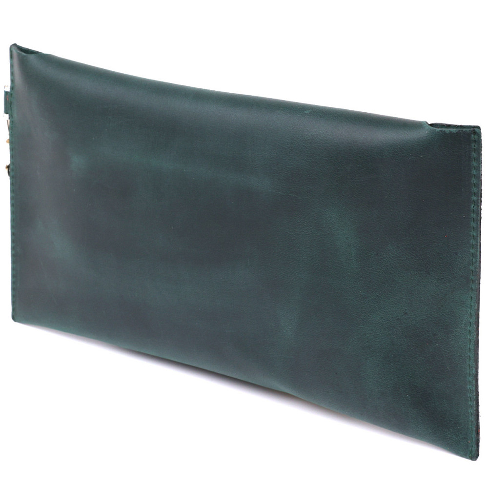 Винтажная матовая женская тревел-косметичка Shvigel 16430 Зеленый Киев - изображение 2