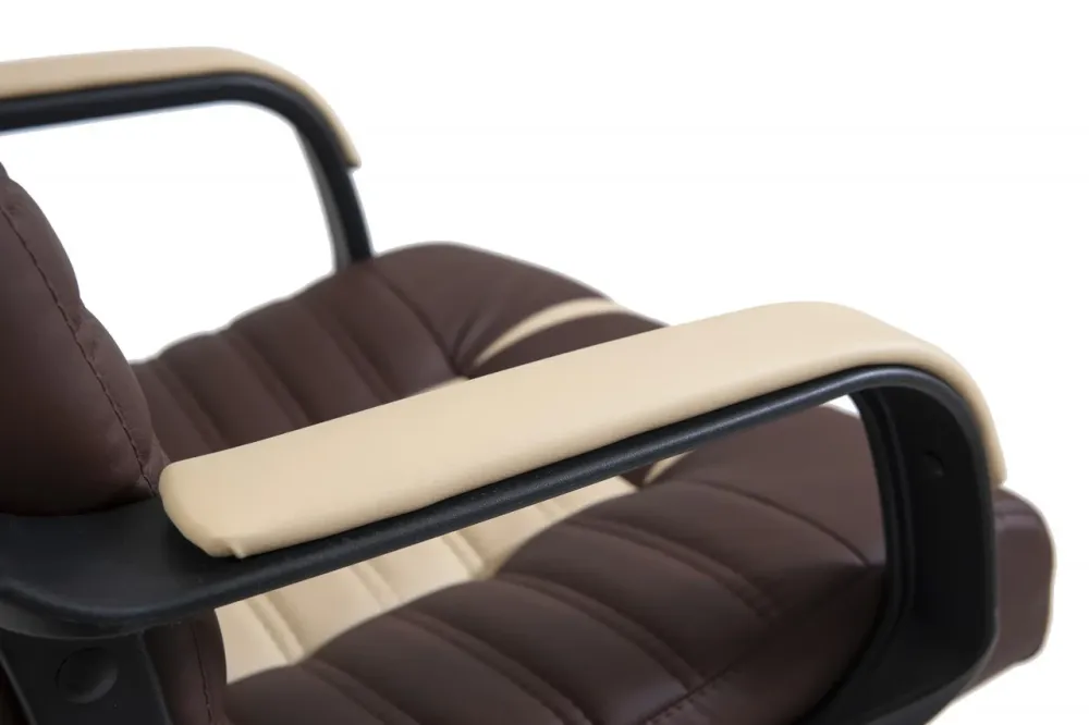 Офісне Крісло Керівника Richman Atlant Fly 2231-2207 Підлокітник Річ Пластік М3 MultiBlock Бежево-коричневий Київ - фото 4