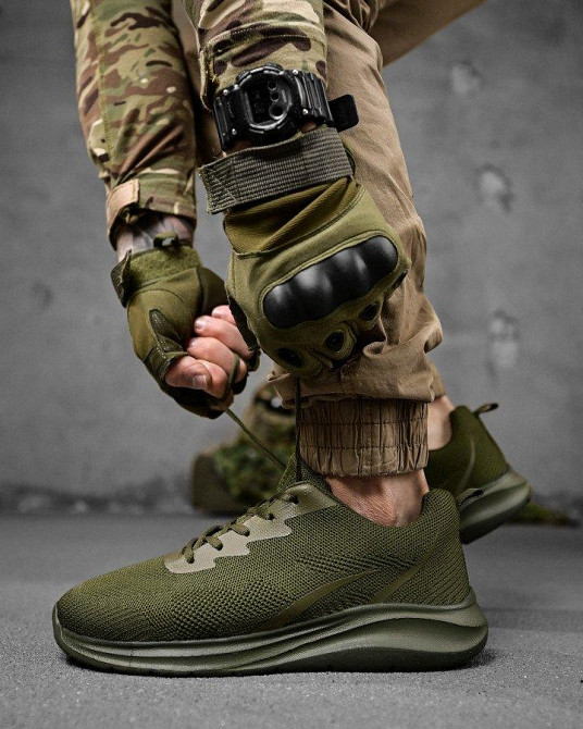 Літні міські кросівки М171-3 олива ДЛ63960 Одеса - фото 1