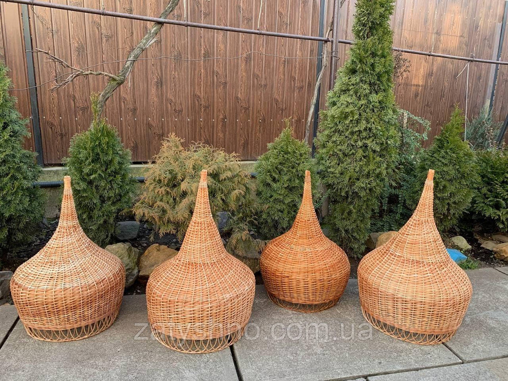 Плетена люстра у вигляді купола Київ - фото 6