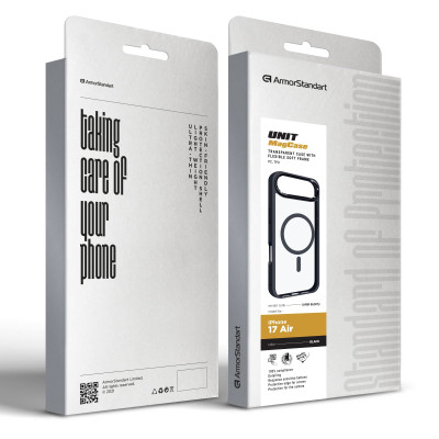 Чехол для мобильного телефона Armorstandart Unit MagCase Apple iPhone 17 Air Black (ARM86305) Винница - изображение 6