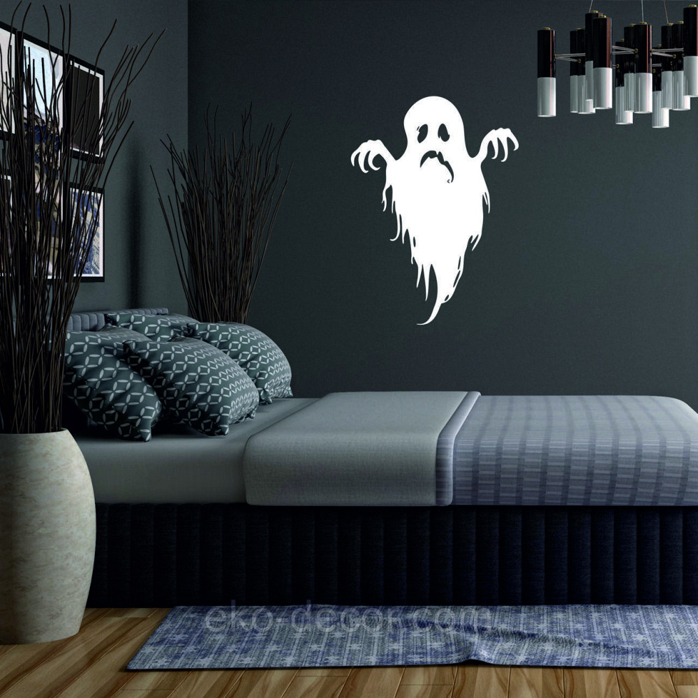 Декоративное настенное Панно «Привидение», Декор на стену 70*51 см, Белый Киев - изображение 3