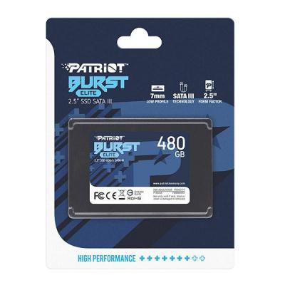 Накопитель SSD 2.5" 480GB Burst Elite Patriot (PBE480GS25SSDR) Винница - изображение 4