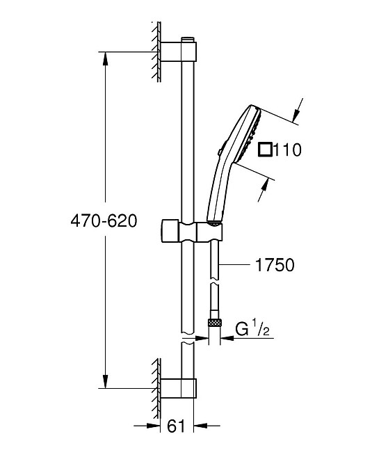 Набір змішувачів для ванни 3в1 Grohe BauLoop   ( UA123215M1 ) 20933 Харків - фото 8
