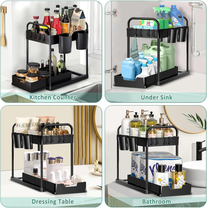 Органайзер з висувною скринькою 2 яруси NR001 18538 Луцк - изображение 3