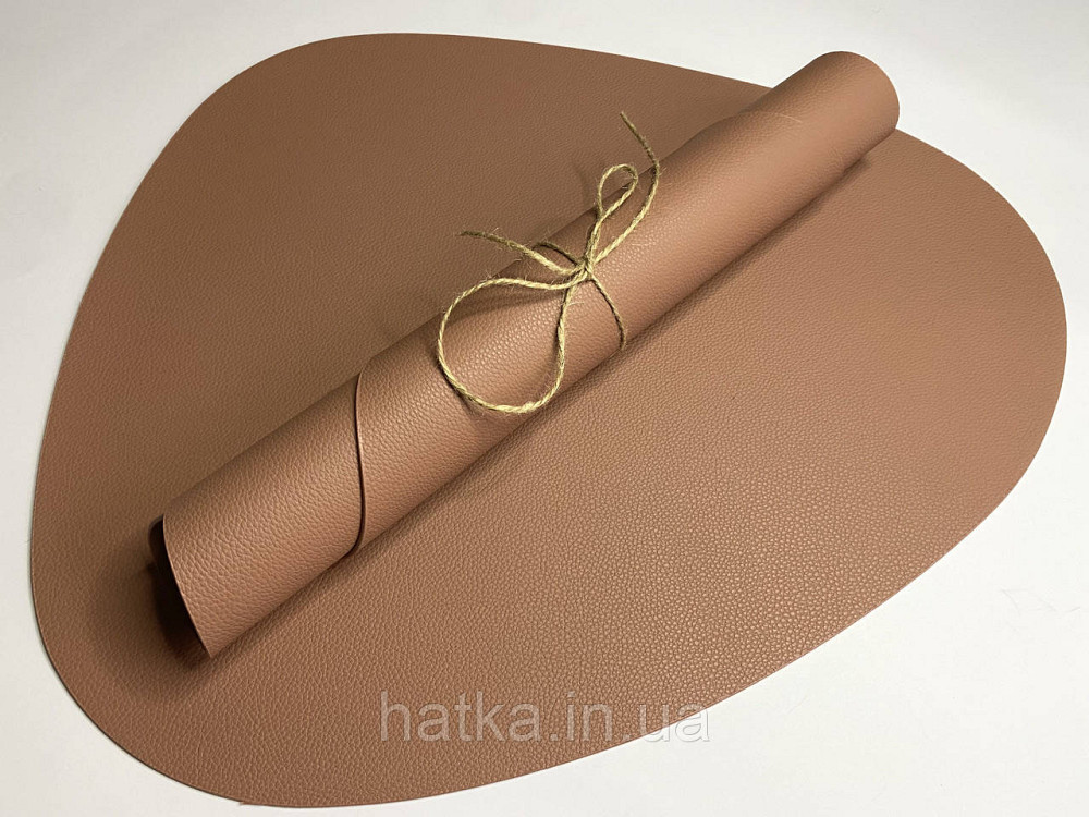 Салфетка под тарелку подтарельник PU кожа 37 см форма лепестка DL21012678-9 Киев - изображение 5