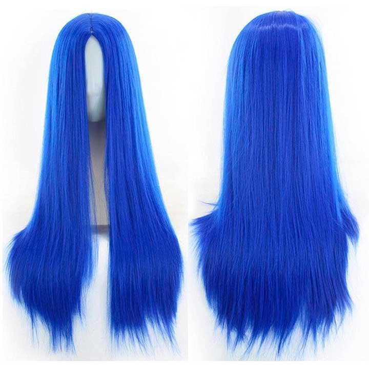 Парик ровный аниме 70см без челки 