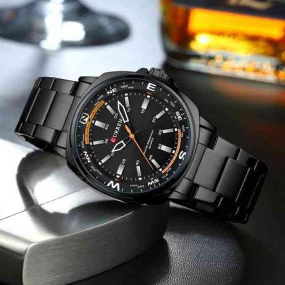 Годинник чоловічий наручний Curren Sailor (Чорний) Вінниця