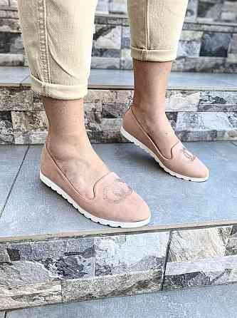 ERICO Балетки жіночі ERICO 9011 пудра (весна-осінь, еко-замша) (1289) 37р.39р.40р. Коломия