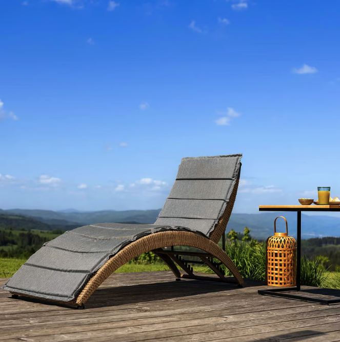 Садовий шезлонг Di Volio Ciampino бежево/сірий Киев - изображение 8