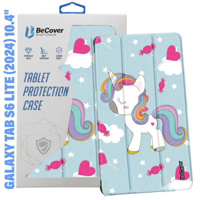 Чехол для планшета BeCover Smart Case Samsung Tab S6 Lite (2024) 10.4" P620/P625/P627 Unicorn (710835) Винница - изображение 1