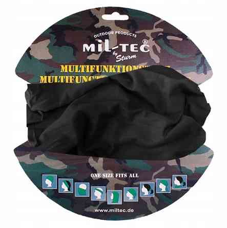 Многофункциональный Универсальный Шарф (Бафф) Mil-Tec от Sturm (12216002) Black Нововолынск