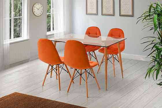 Стіл обідній ДЖАНГЛ Glass 120*80, скло Київ