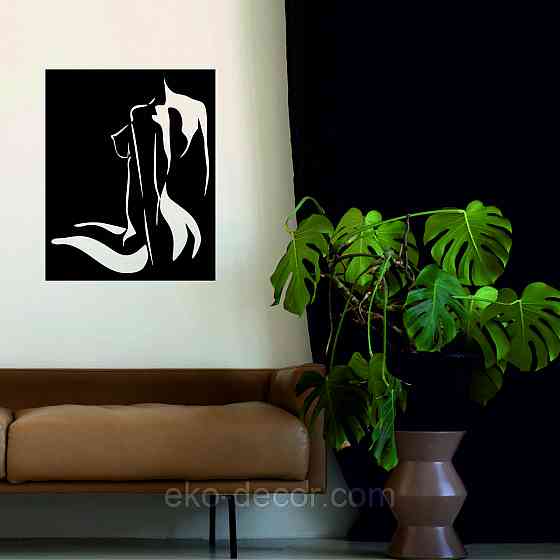 Декоративное настенное Панно «Силуэт женщины», Декор на стену Киев