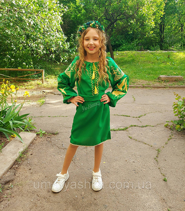 Дитяча вишита сукня з ластівками 104-152 Кривий Ріг - фото 2