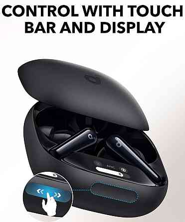 Нові запаковані Навушники Soundcore Anker Sound Core Liberty 4 pro чорні. Київ