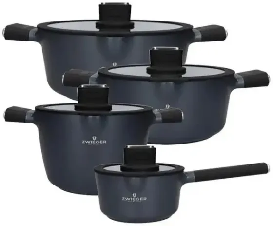 Zwieger Vesna Комплект 4 Garnków Z Pokrywkami (Zvesna15) Киев