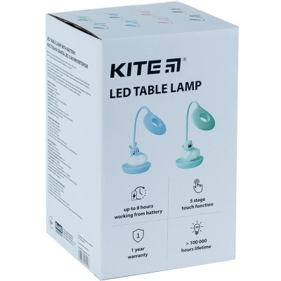 Настольная лампа Kite Cloudy Bear LED с аккумулятором, розовая (K24-493-2-2) Винница - изображение 4