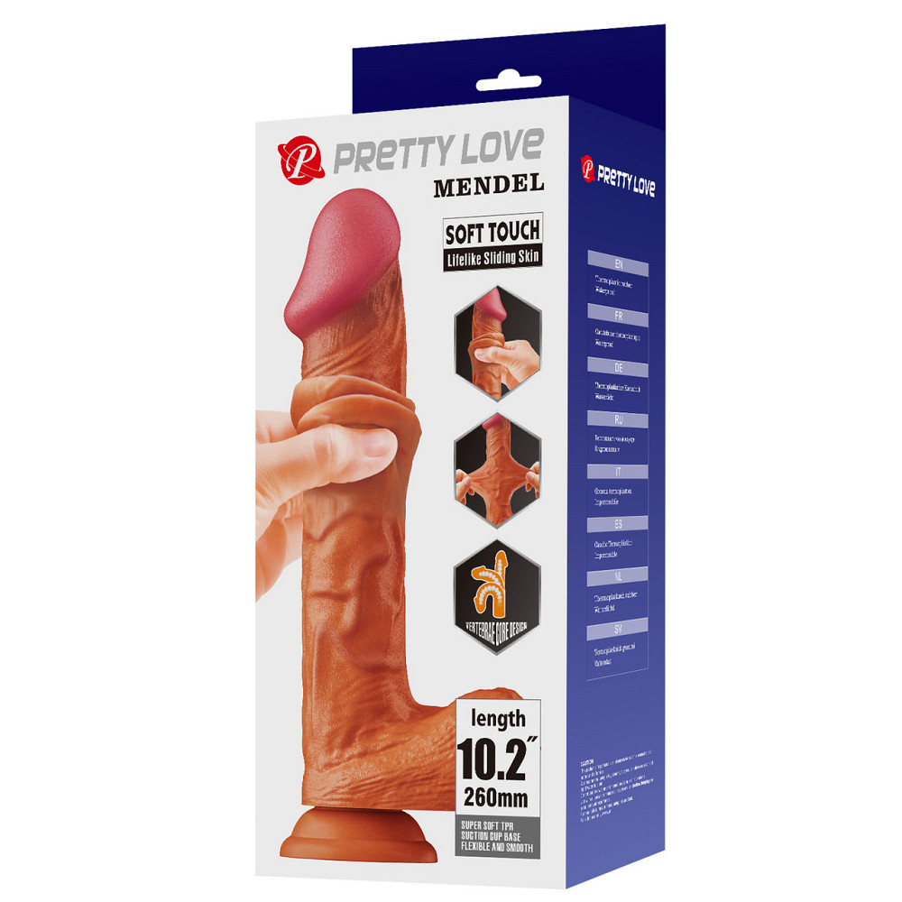 Фалоімітатор - Pretty Love Sliding Skin 10.2" Latin Sex Aura Київ - фото 9