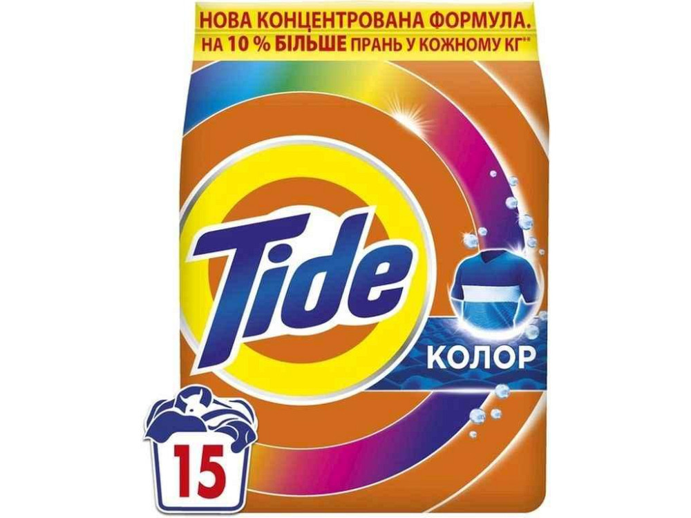 Пральний порошок 2,1кг Аква-Пудра Color ТМ TIDE Київ - фото 1