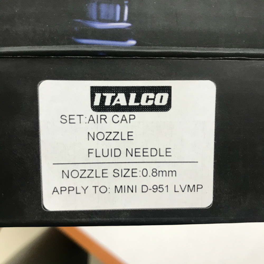 Форсунка 0,8мм для краскопультов D-951-MINI LVMP ITALCO NS-D-951-MINI-0.8LM Чернигов - изображение 3