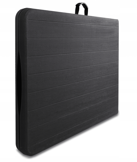 Стол-чемодан раскладной Bonro 180 см (Черный) - Усиленный садовый стол для пикника и кейтеринга (HDPE пластик) Киев - изображение 9