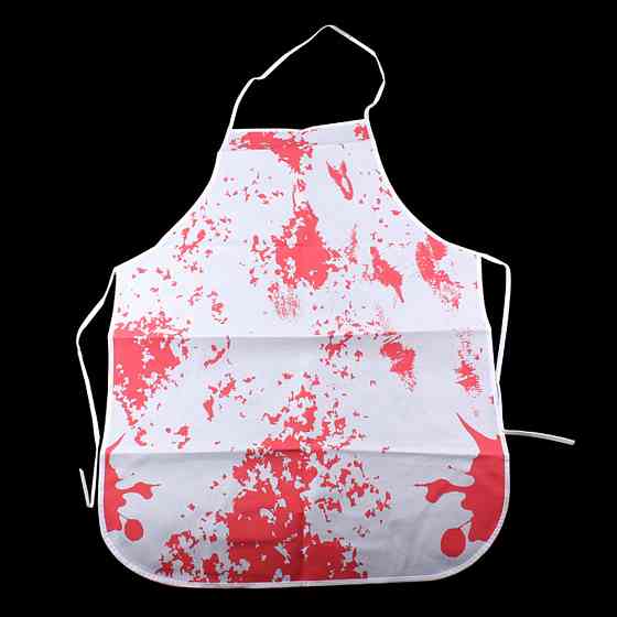 Кривавий фартух м'ясника 70х60 см,MA-21-772 SBR Київ