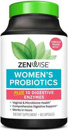 Пробіотик для жінок Zenwise Health Women's Probiotic Plus 10 Digestive Enzymes 60 капс Київ