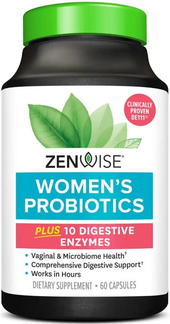 Пробіотик для жінок Zenwise Health Women's Probiotic Plus 10 Digestive Enzymes 60 капс Київ - фото 1