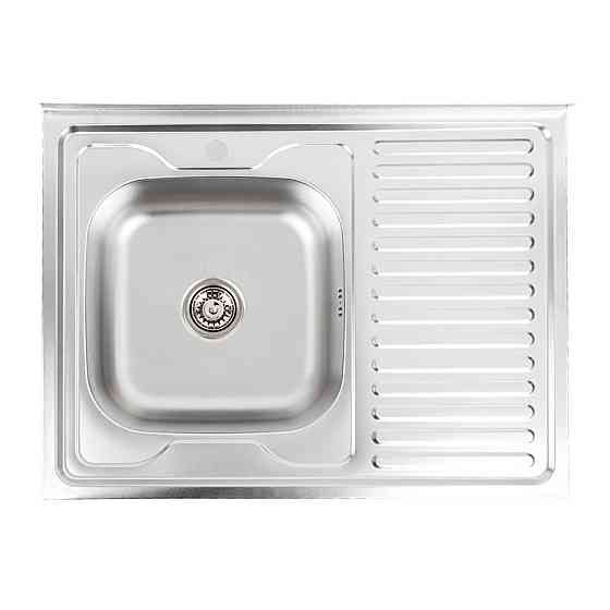 VALESO Кухонна мийка з нержавіючої сталі Valeso 8060 L ДЕКОР (0,7/160 мм) Коломыя