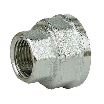 Муфта редукційна 3/4″х1/2″ВВ нікельована восьмигранна А0342А(нк) Київ