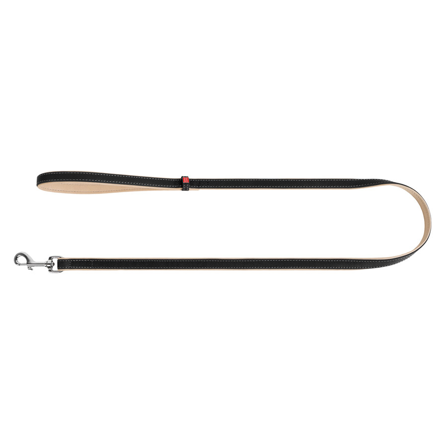 Повідець для собак шкіряний WAUDOG Soft, Ш 13 мм, Дов 122 см чорний Коломия - фото 4