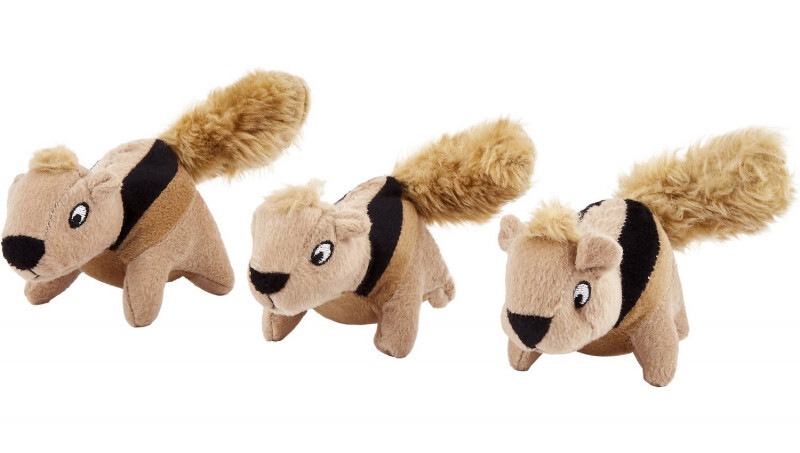 Мягкие игрушки пищалки для собак Белки 3 штуки Outward Hound Hide-A Refill Animalsl (Аутвард Хаунд) Запорожье - изображение 2