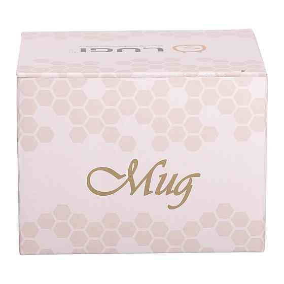 Чашка порцелянова із золотим обідком і золотою ручкою 300 (мл) Кремова RX-N231129CR Коломия