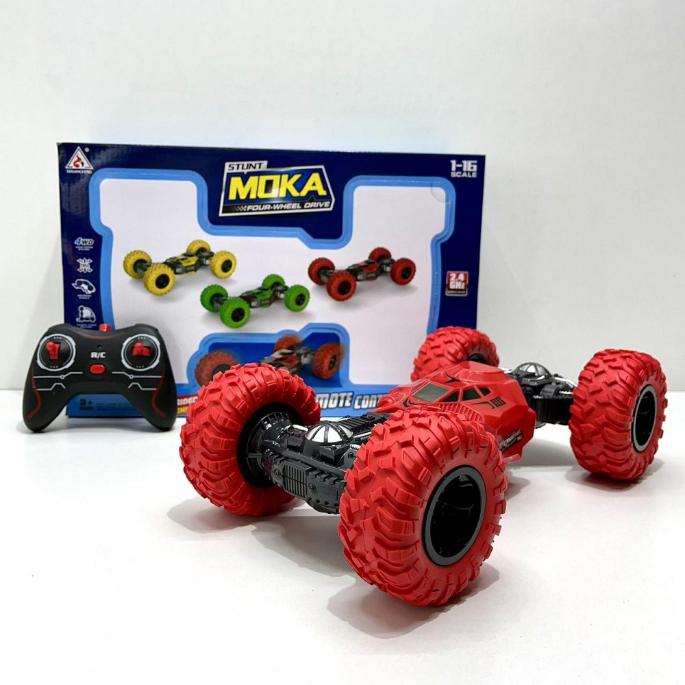 Машина трюкова всюдихід на радіокеруванні трансформер з гнучким корпусом Червона (8023) Чернігів - фото 2