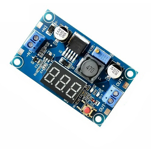 Понижающий преобразователь напряжения с вольтметром 4-40В Киев - изображение 3