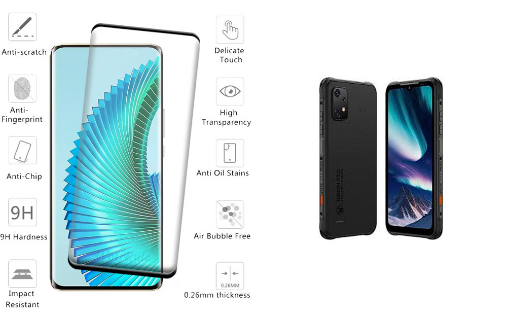 Защитное стекло HyperGlass Pro для Umidigi Bison, Bison 2, Bison 2 Pro – максимальная чувствительность и Киев - изображение 2