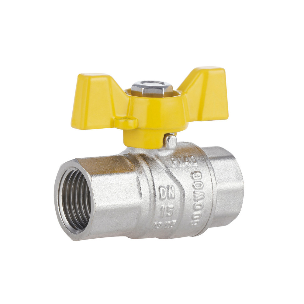 Кран кульовий Thermo Alliance Forte 1/2" ВР для газу (метелик) SF602G15 Київ - фото 1